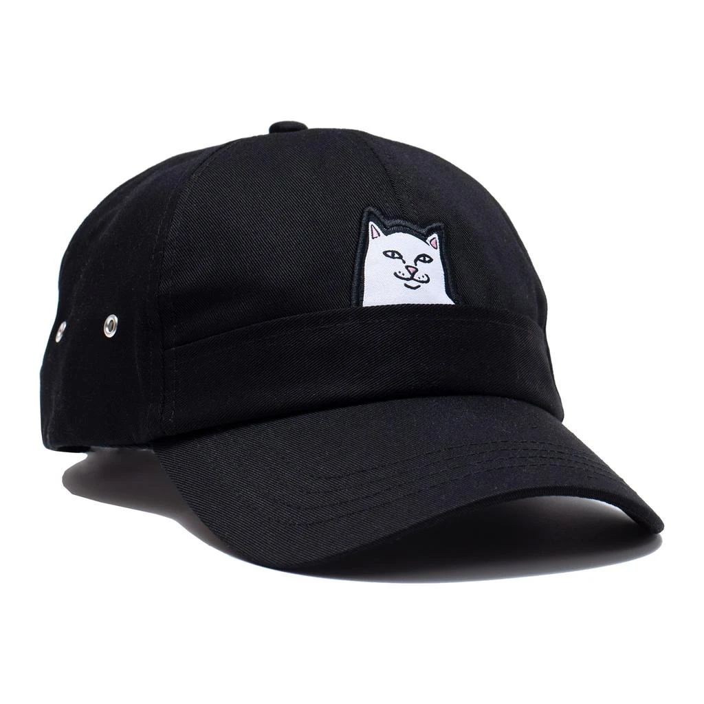 商品RIPNDIP|Lord Nermal 6 Panel Pocket Hat (Black),价格¥276,第1张图片