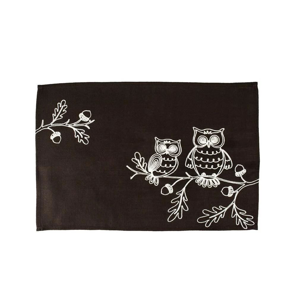 商品Design Imports|Embroidered Owls Placemat Set,价格¥283,第2张图片详细描述