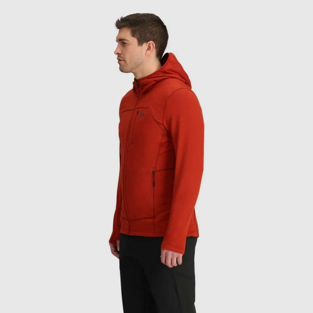 商品Outdoor Research|Mens Vigor Grid Fleece Full Zip Hoodie,价格¥907,第3张图片详细描述