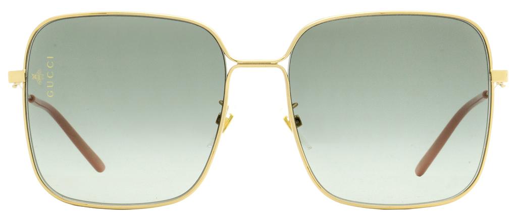 Gucci Women's Square Sunglasses GG0443S 001 Gold/Rose 60mm商品第2张图片规格展示