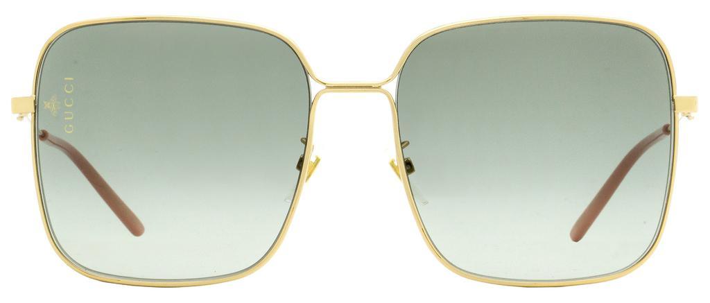 商品Gucci|Gucci Women's Square Sunglasses GG0443S 001 Gold/Rose 60mm,价格¥2607,第4张图片详细描述