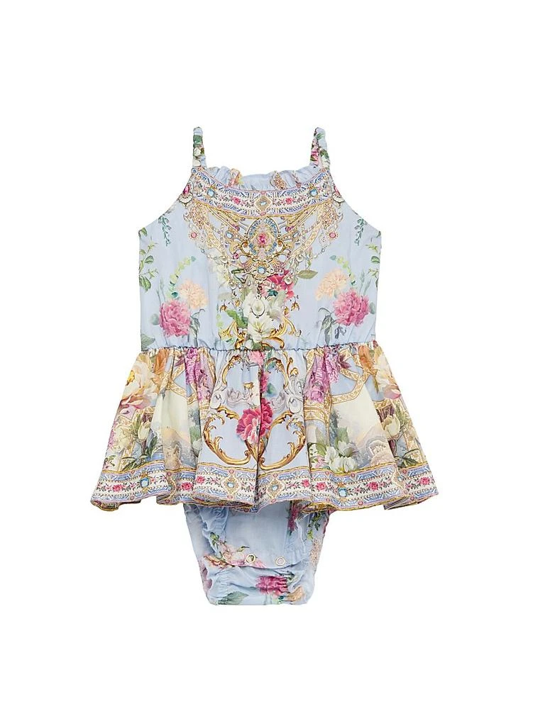 商品Camilla|Baby Girl's & Little Girl's Printed Peplum One-Piece Swimsuit,价格¥852,第1张图片