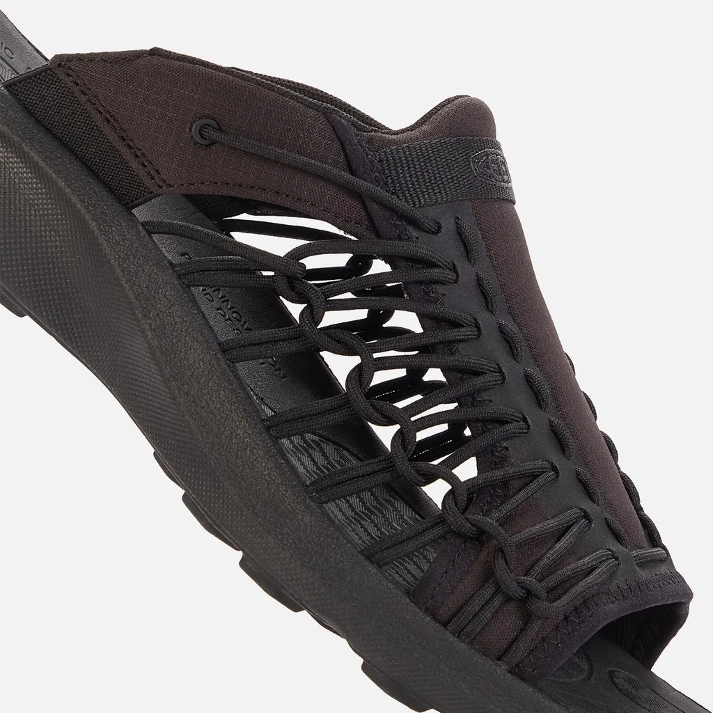 商品Keen|Keen Men's Uneek Sneaker Slide Sandals - Black/Black,价格¥451,第4张图片详细描述