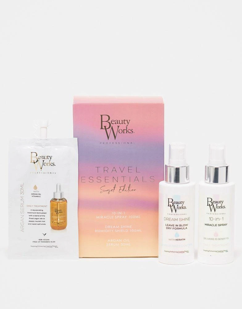 商品Beauty Works|Beauty Works x ASOS Exclusive Travel Essentials Gift Set - 17% Saving,价格¥262,第1张图片