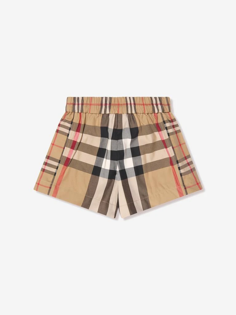 商品Burberry|Baby Girls Check Mini Carmela Shorts In Beige,价格¥1170,第2张图片详细描述