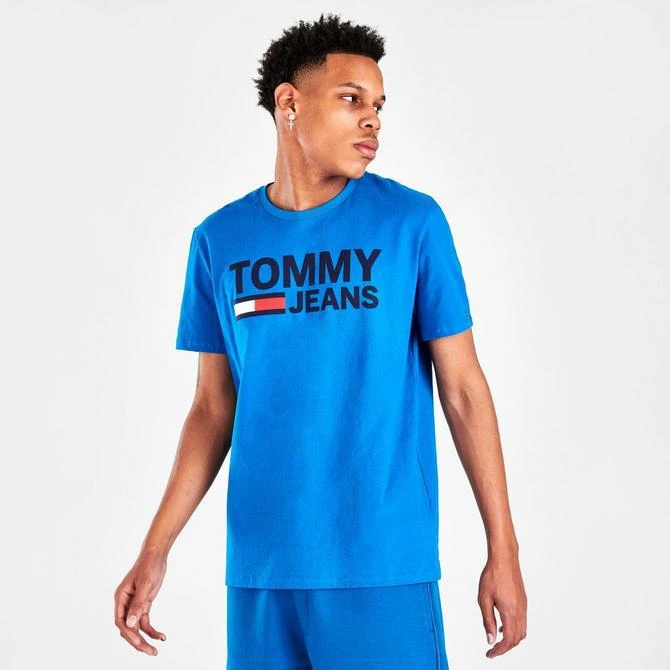 商品Tommy Hilfiger|Men's Tommy Jeans Lockup Graphic Print T-Shirt,价格¥75,第3张图片详细描述