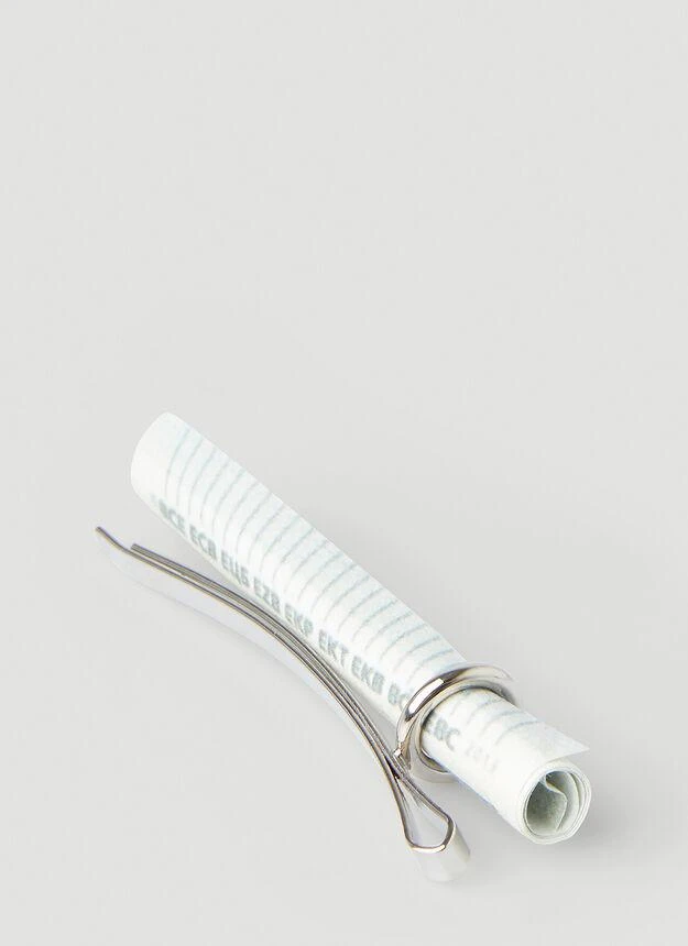 商品D'heygere|Ring Holder Hair Slide in Silver,价格¥480,第2张图片详细描述