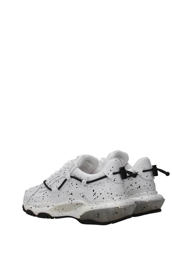 商品Valentino|Sneakers Leather White Black,价格¥2311,第4张图片详细描述