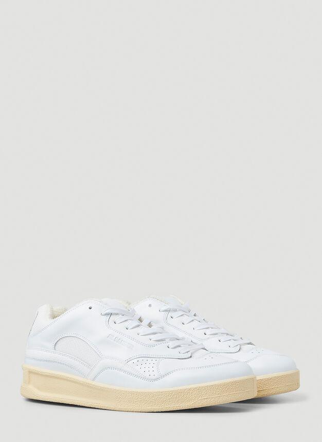 商品Jil Sander|Debossed Logo Sneakers in White,价格¥4714,第4张图片详细描述