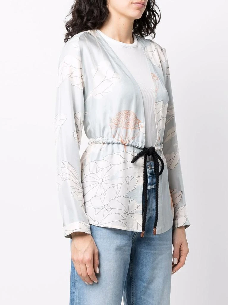 商品ALYSI|ALYSI - Printed Silk Jacket,价格¥1264,第3张图片详细描述