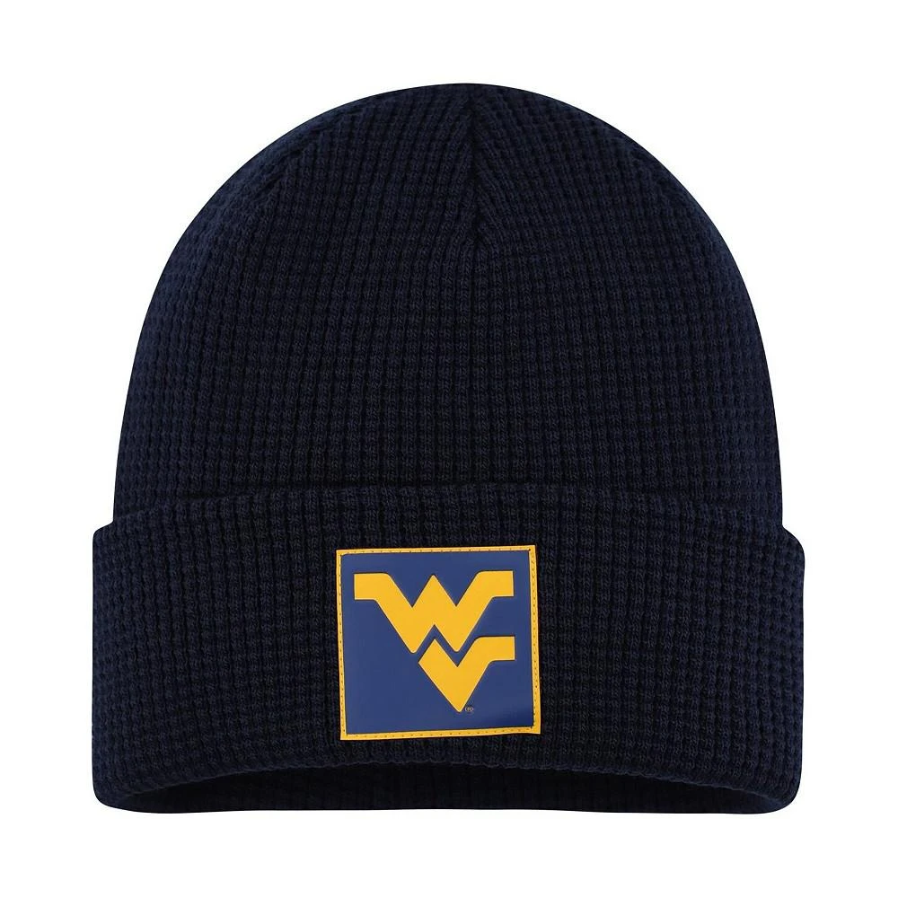 商品Columbia|Men's Navy West Virginia Mountaineers Gridiron Cuffed Knit Hat,价格¥221,第1张图片