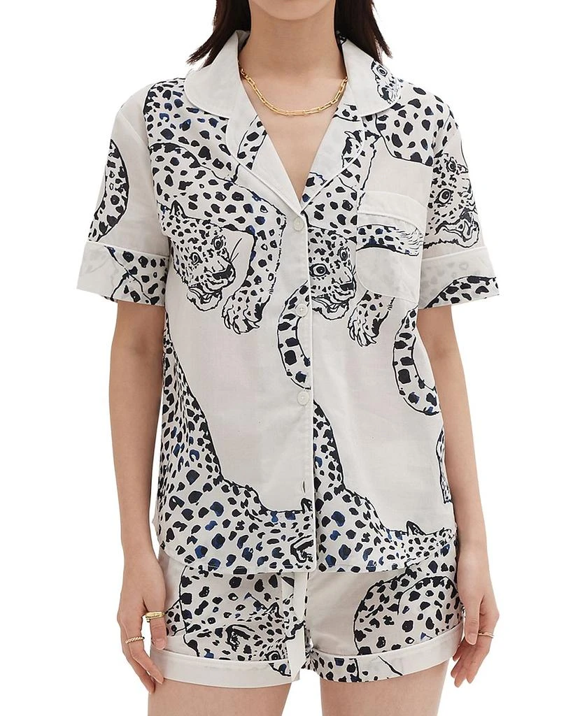 Cotton Jaguar Shorts Pajama Set 商品