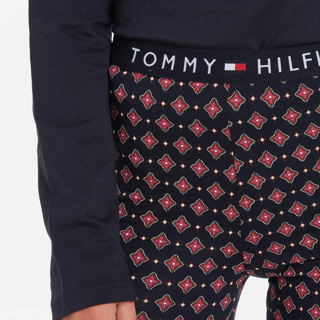 Tommy Hilfiger Long Sleeve Cotton Tee & Legging Set Print商品第3张图片规格展示