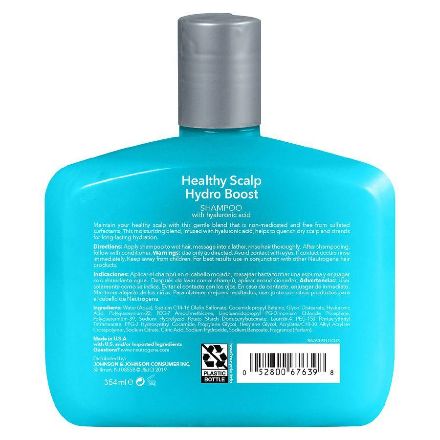 商品Neutrogena|Healthy Scalp Hydro Boost Shampoo,价格¥94,第2张图片详细描述