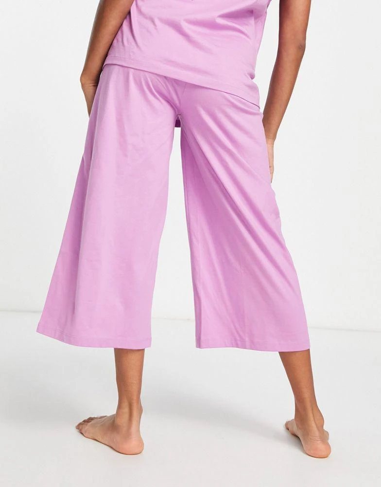 商品ASOS|ASOS DESIGN Maternity mix & match cotton culotte in lilac  - PURPLE,价格¥91,第3张图片详细描述