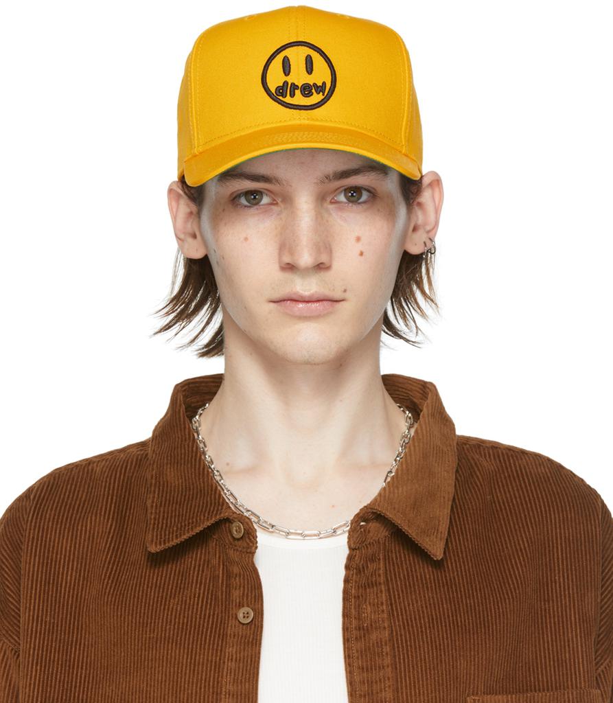 SSENSE Exclusive Yellow Painted Mascot Cap商品第1张图片规格展示