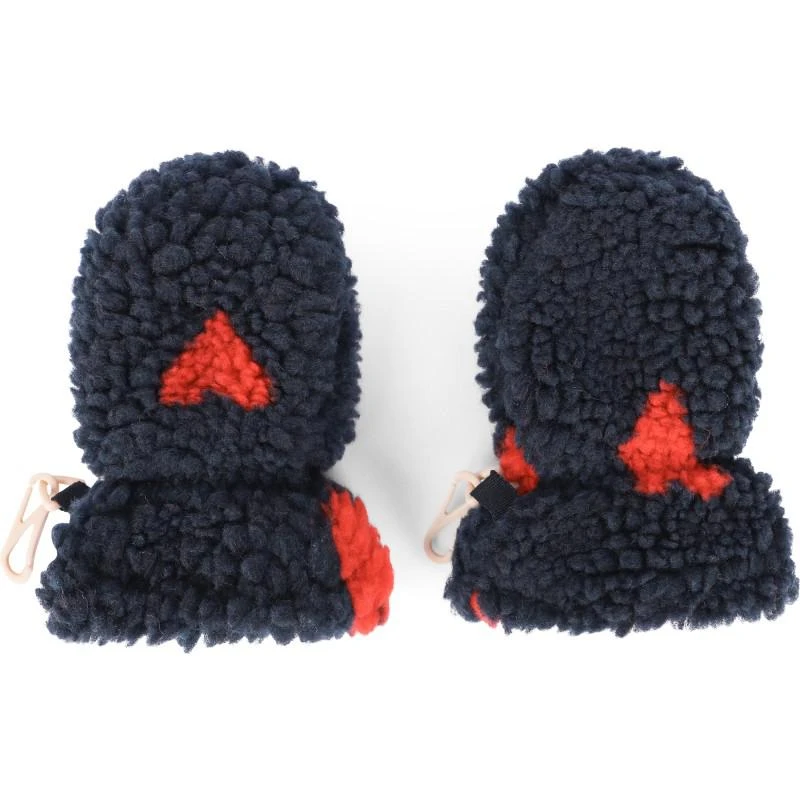 商品Konges Sløjd|Grizz teddy baby mittens in black,价格¥387,第1张图片