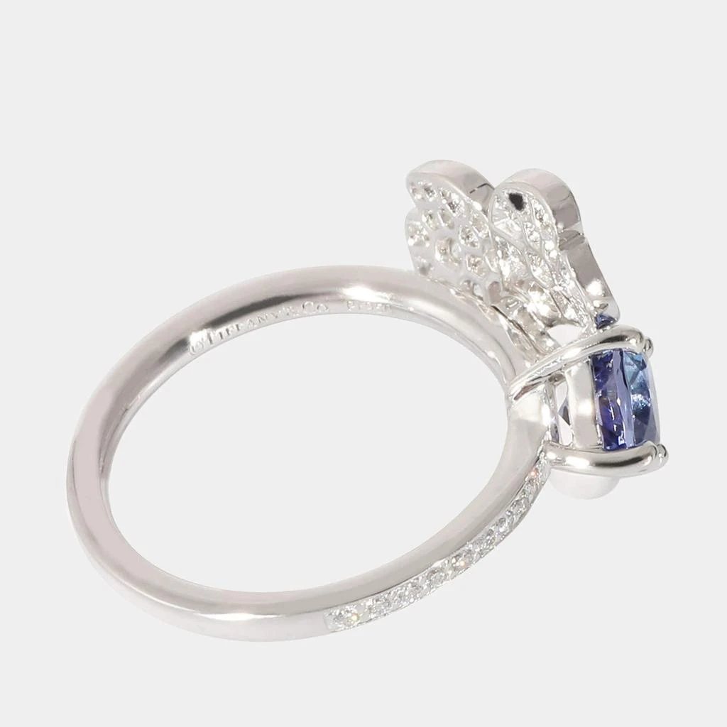 商品[二手商品] Tiffany & Co.|Tiffany & Co. Paper Flowers Tanzanite Fashion Ring in  Platinum 0.3 CTW Ring US 4,价格¥23506,第4张图片详细描述