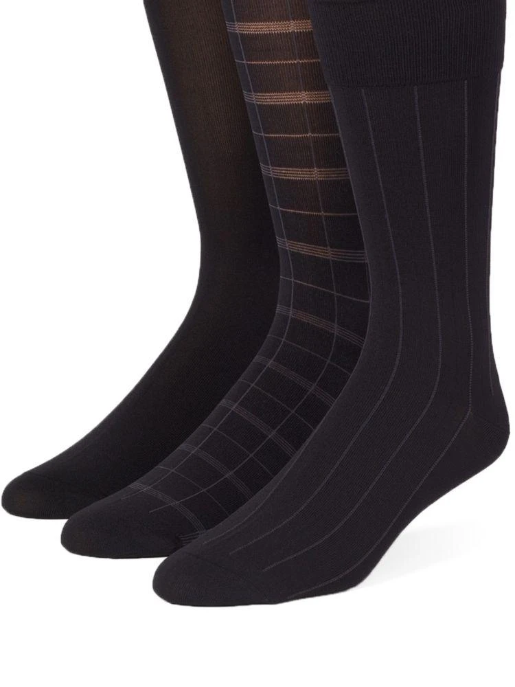 商品Calvin Klein|3-Pair Patterned Socks,价格¥100,第1张图片
