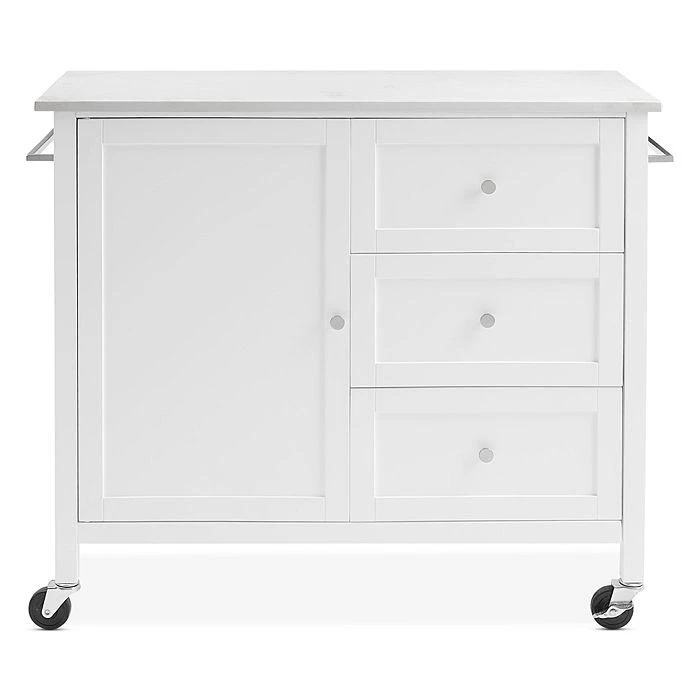 商品Sparrow & Wren|Soren Stone Top Kitchen Island Cart,价格¥5307,第2张图片详细描述