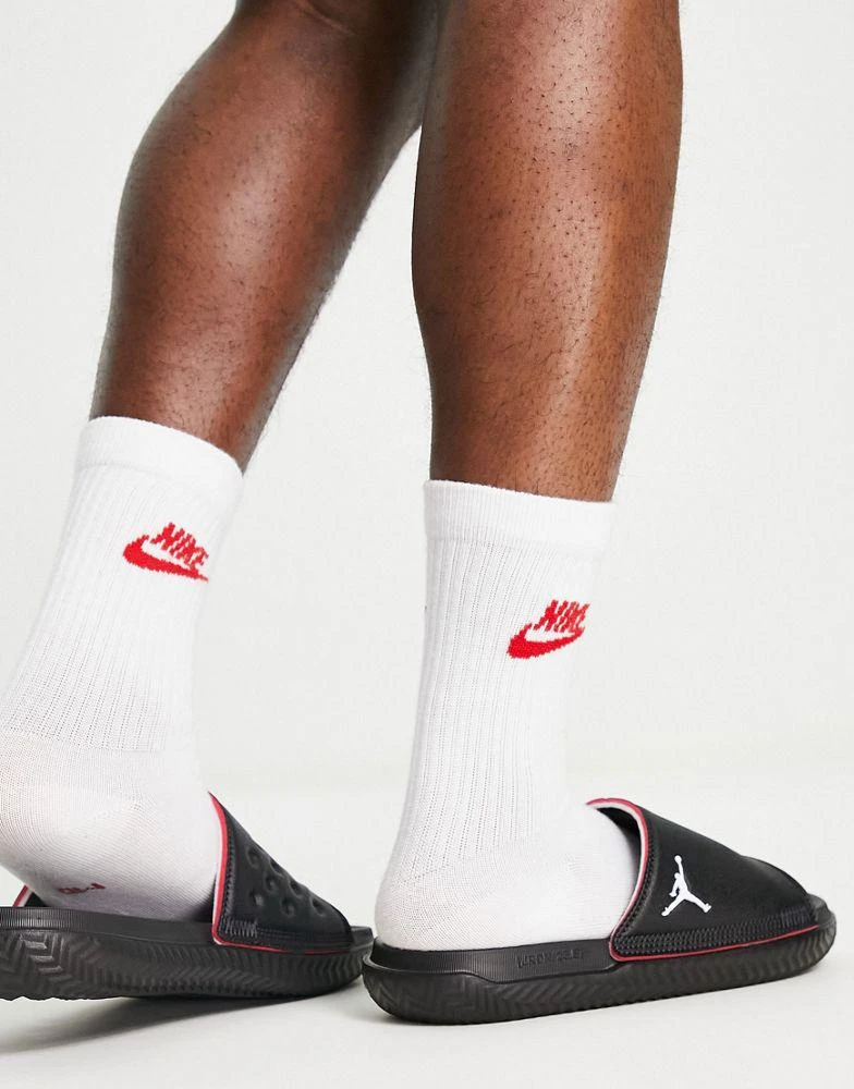 商品Jordan|Jordan Play sliders in black,价格¥345,第4张图片详细描述