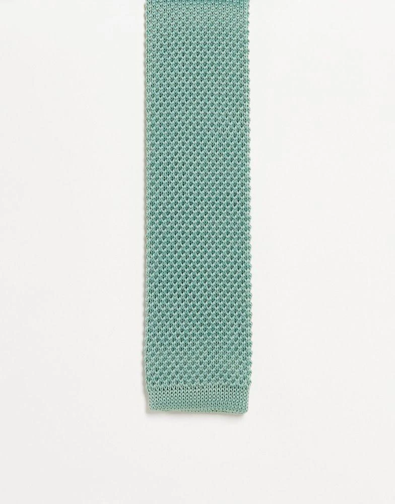 商品ASOS|Noak knitted tie in sage green,价格¥112,第1张图片