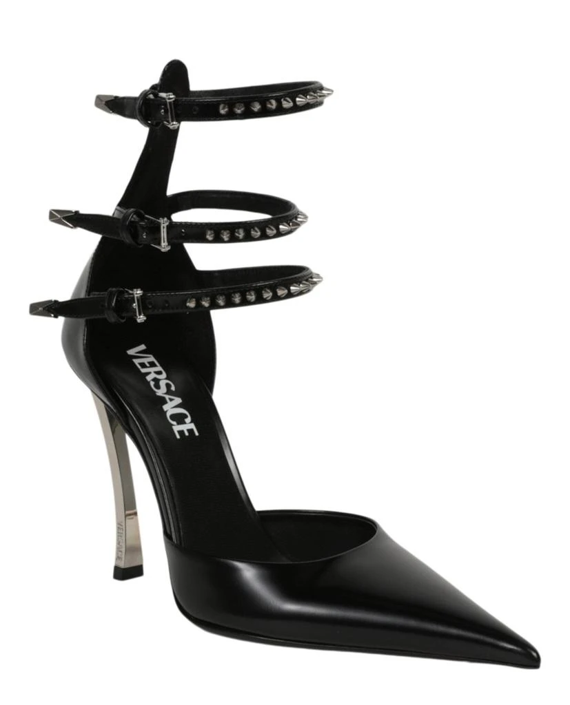 商品Versace|Spiked Pin Point Pumps,价格¥11041,第2张图片详细描述