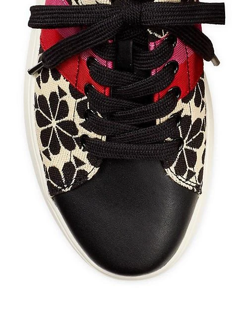 商品Kate Spade|Keswick Floral Jacquard Low-Top Sneakers,价格¥1176,第4张图片详细描述