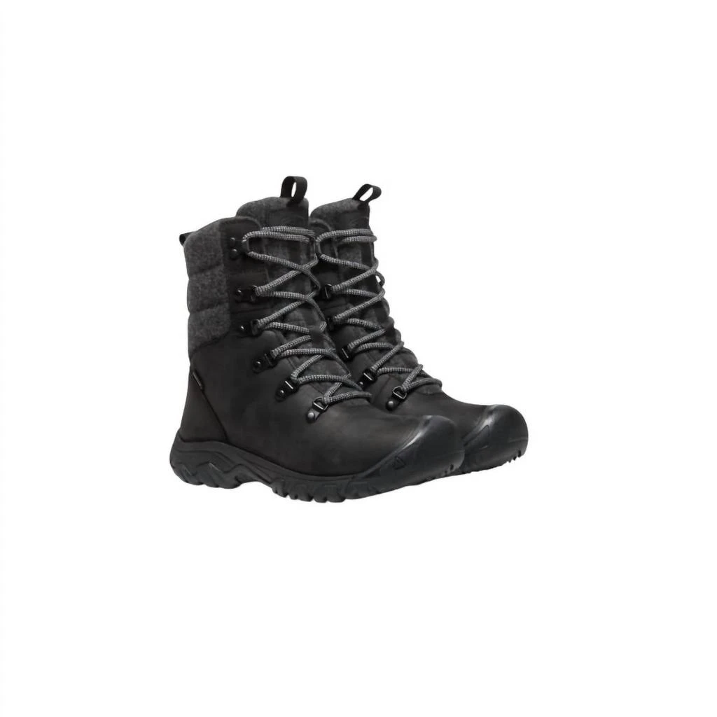 商品Keen|Women's Greta Winter Boots In Black/black Wool,价格¥733,第1张图片