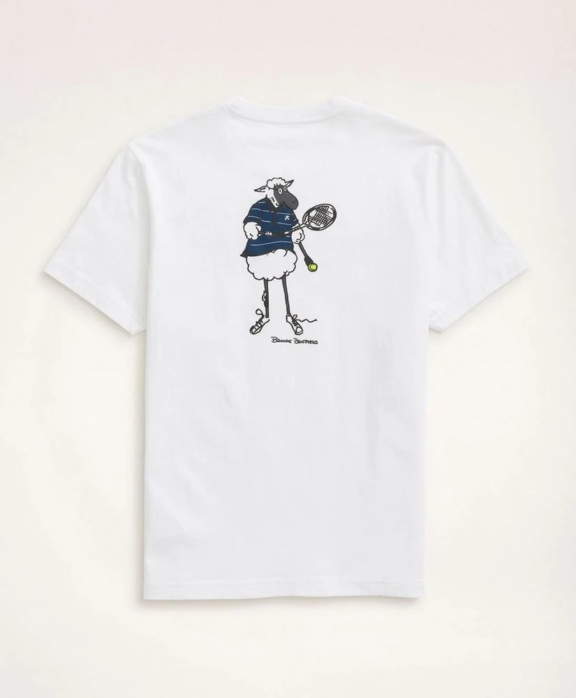 商品Brooks Brothers|Cotton Tokyo Print T-Shirt,价格¥164,第2张图片详细描述