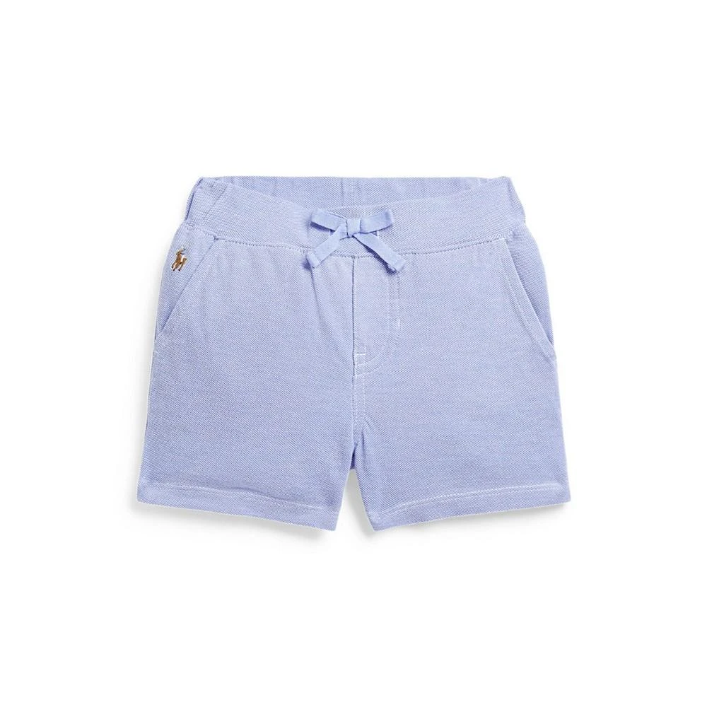 商品Ralph Lauren|Baby Boys Knit Oxford Drawstring Shorts With Pockets,价格¥257,第1张图片