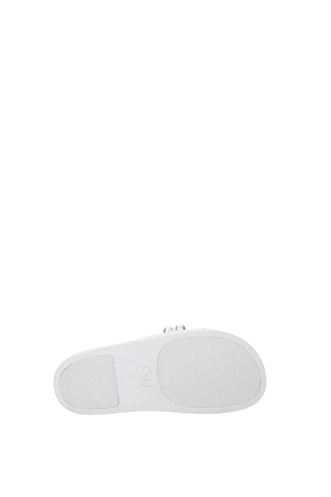 商品Stuart Weitzman|Slippers and clogs Leather White,价格¥1024,第5张图片详细描述
