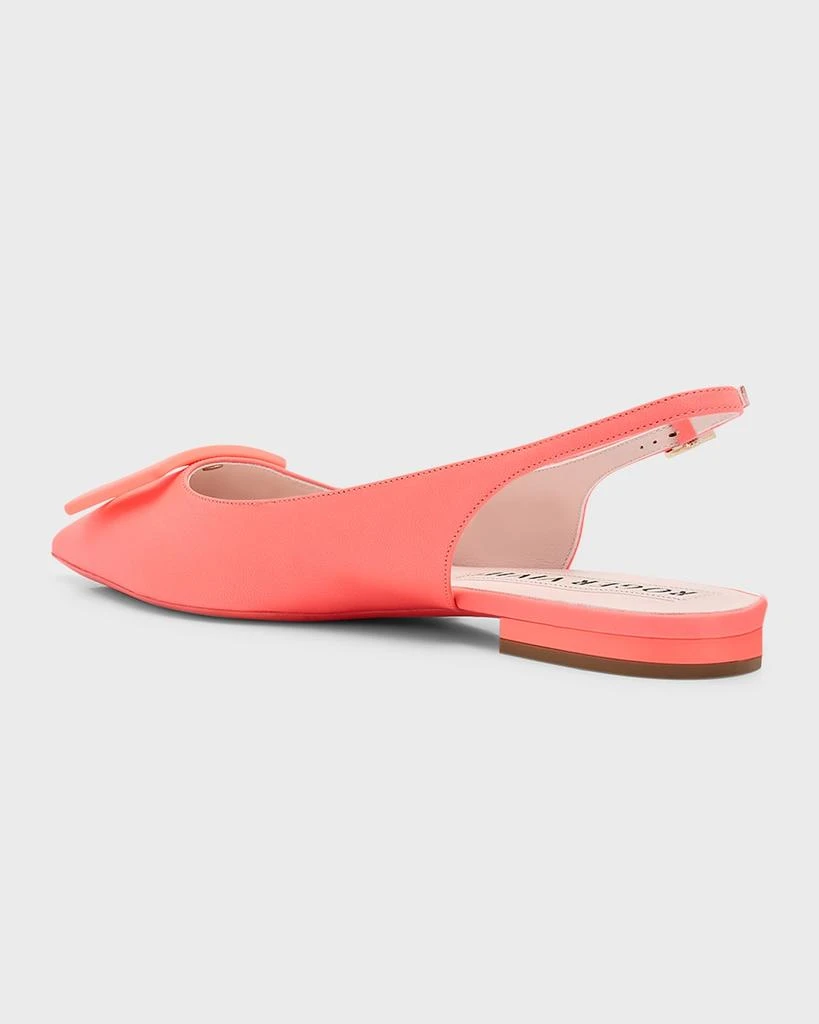 商品Roger Vivier|Grommettine Leather Slingback Ballerina Flats,价格¥6379,第4张图片详细描述