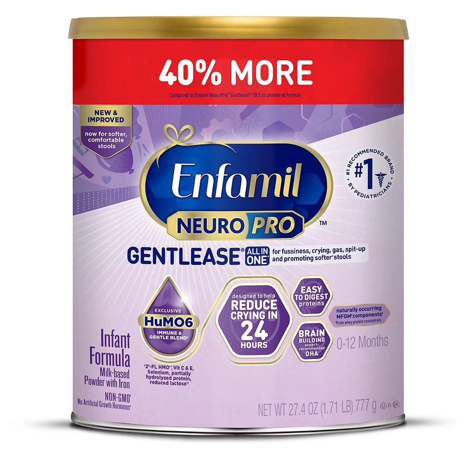 商品Enfamil|Neuropro Gentlease Baby Formula Powder Can Powder Can,价格¥478,第1张图片