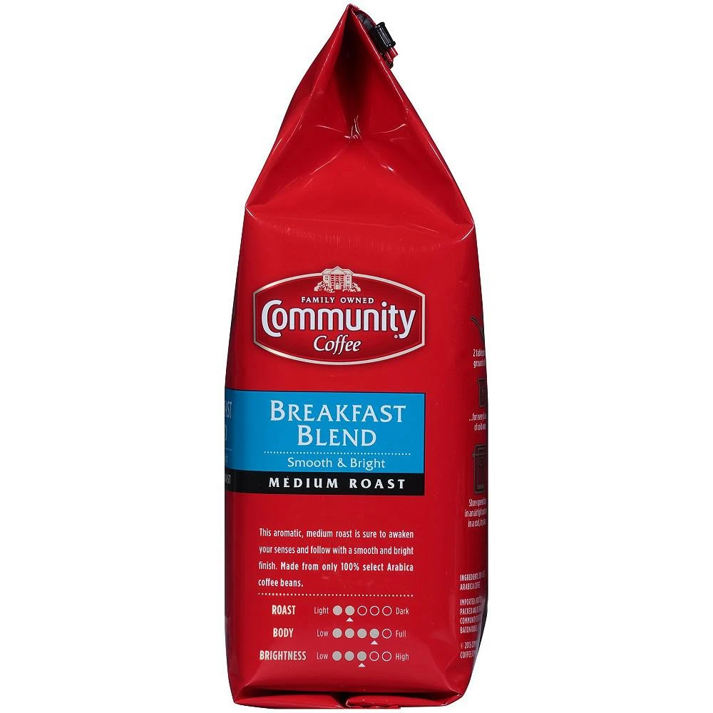商品Community Coffee|Breakfast Blend Medium Roast Premium Ground Coffee, 12 Oz - 6 Pack,价格¥463,第5张图片详细描述