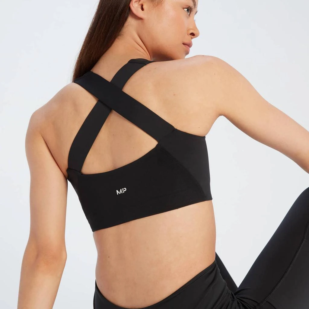 商品Myprotein|MP Women's Tempo Cross Back Sports Bra - Black,价格¥109,第3张图片详细描述