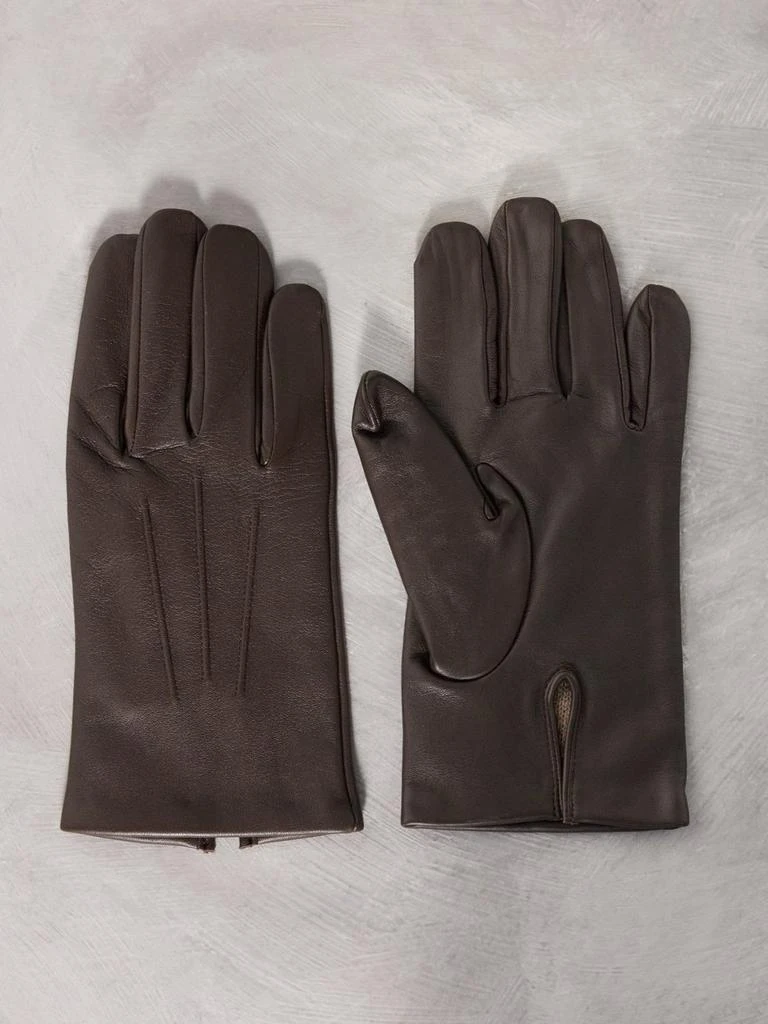 商品Dents|Bath cashmere-lined leather gloves,价格¥298,第1张图片