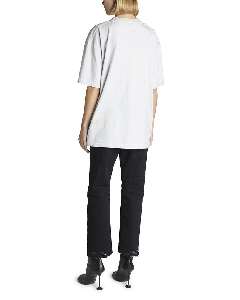 商品Balenciaga|Logo Typographic Oversized Vintage T-Shirt,价格¥1734,第4张图片详细描述