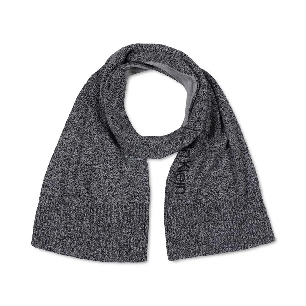 商品Calvin Klein|Men's Reversible Marled Scarf,价格¥418,第1张图片