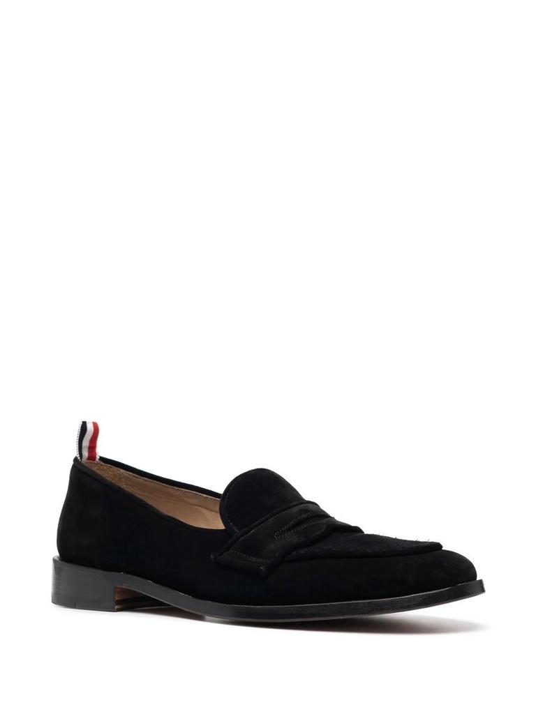 商品Thom Browne|THOM BROWNE Varsity penny-strap loafers,价格¥5855,第4张图片详细描述