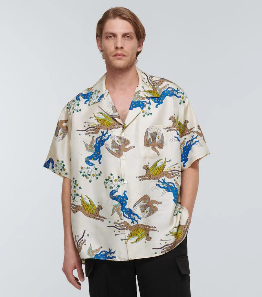 商品Valentino|Utopia World silk shirt,价格¥7419,第3张图片详细描述