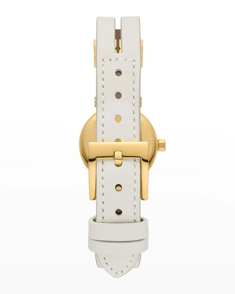 商品Tory Burch|The Kira Watch with Ivory Leather Strap,价格¥1738,第3张图片详细描述