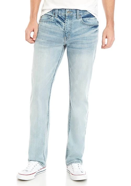 商品TRUE CRAFT|Craft Straight Fit Belton Stretch Jeans,价格¥134,第1张图片