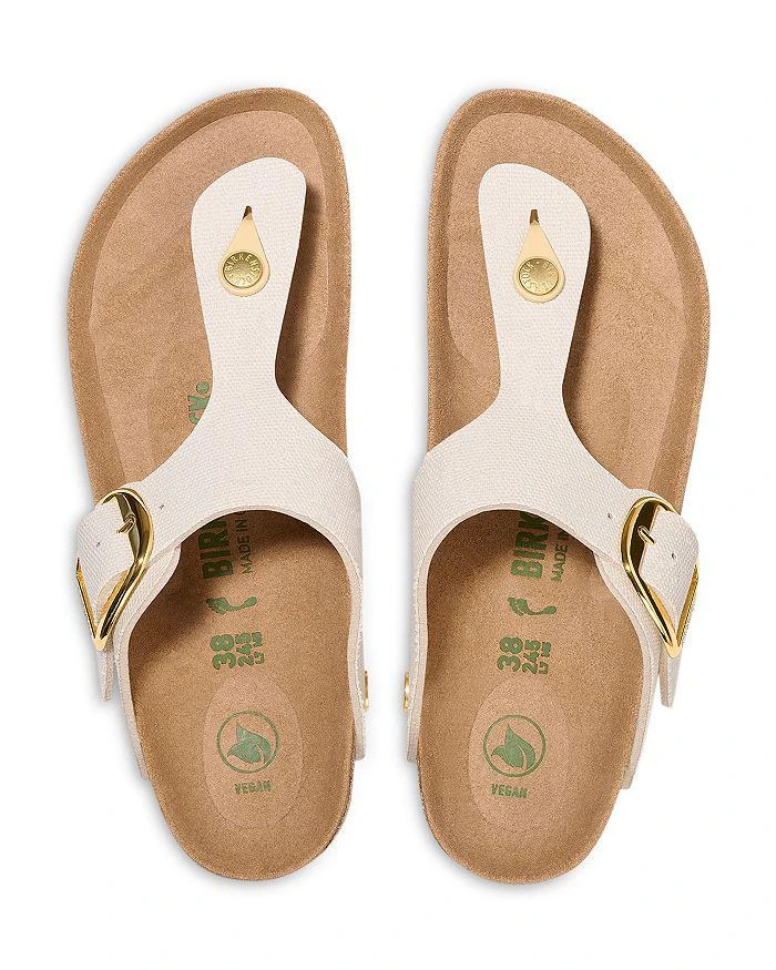 商品Birkenstock|Women's Gizeh Big Buckle Cotton Thong Sandals ,价格¥584,第2张图片详细描述