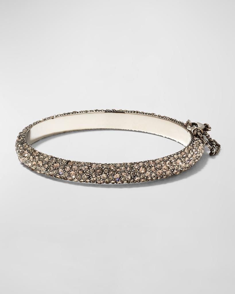 商品Alexander McQueen|Pave Thin Cuff Bracelet,价格¥5518,第1张图片