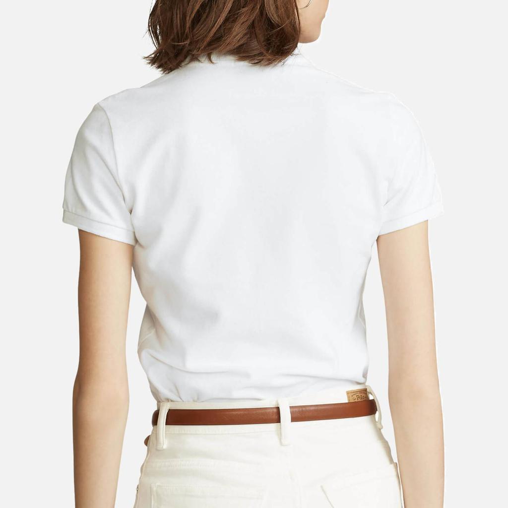 Polo Ralph Lauren Julie Cotton-Blend Polo Shirt商品第2张图片规格展示