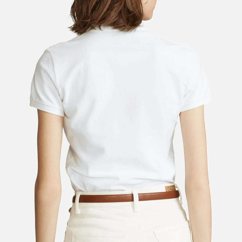 商品Ralph Lauren|Polo Ralph Lauren Julie Cotton-Blend Polo Shirt,价格¥1113,第2张图片详细描述