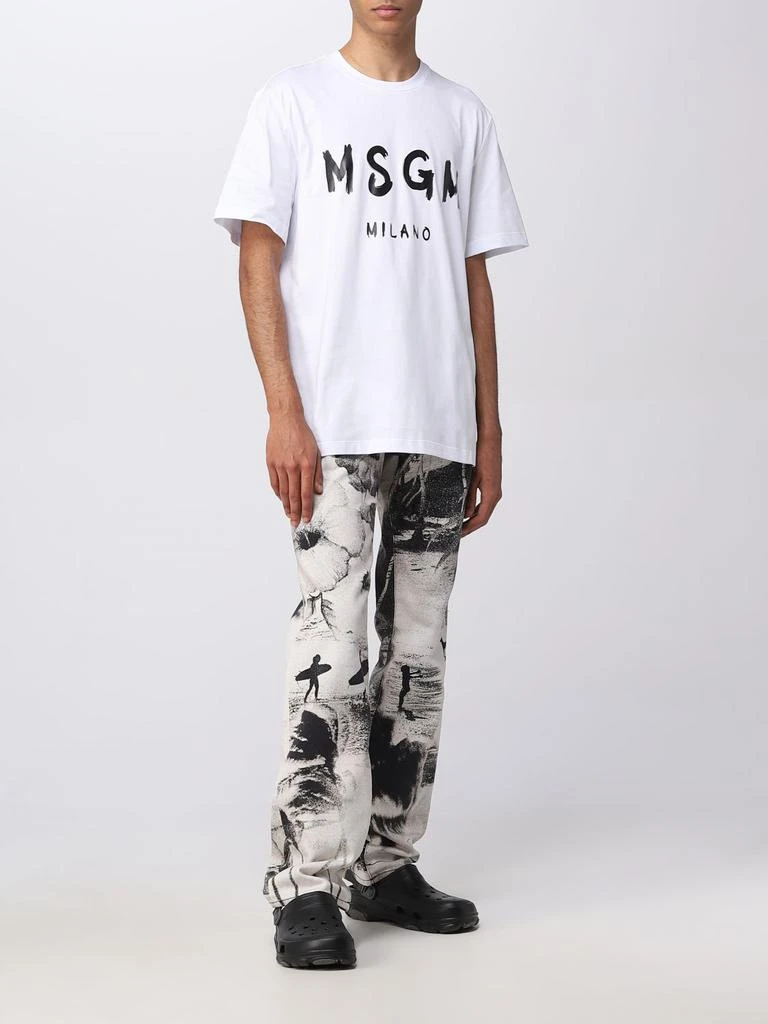 商品MSGM|Msgm T-shirt with logo print,价格¥814,第2张图片详细描述