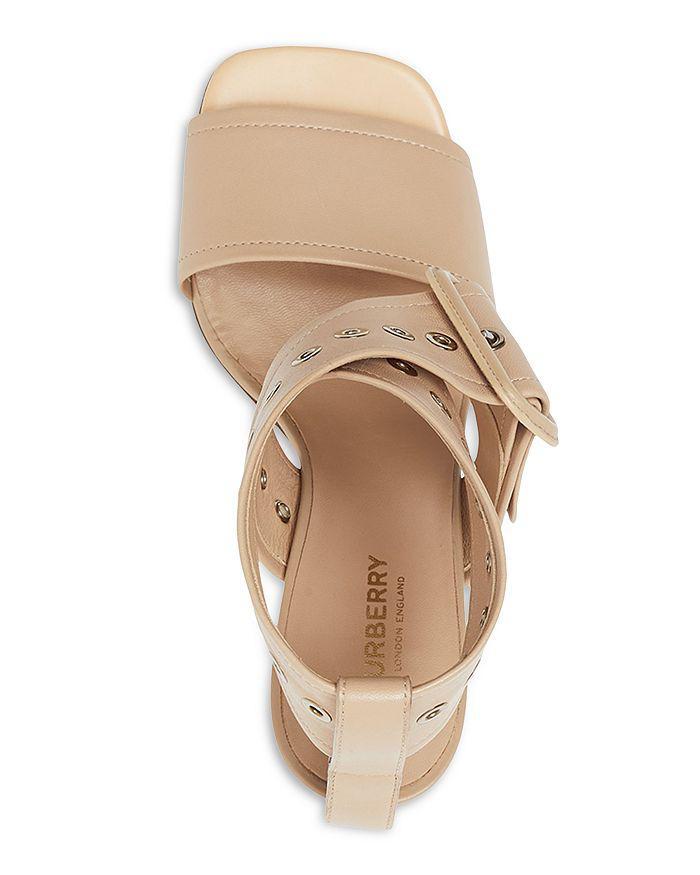 商品Burberry|Women's Trench Crisscross High Heel Sandals,价格¥7021,第7张图片详细描述