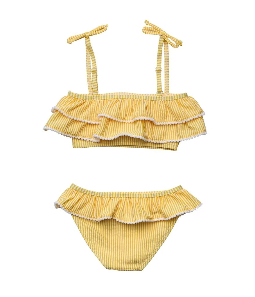 商品Snapper Rock|Marigold Stripe Tie Bikini (Toddler/Little Kids/Big Kids),价格¥389,第2张图片详细描述